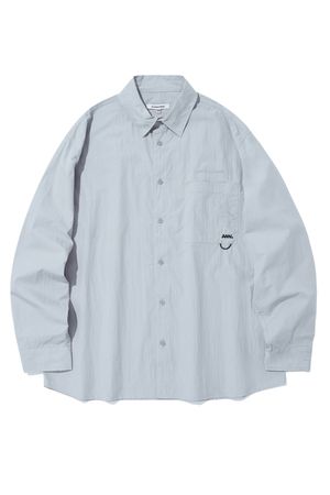 루즈핏 C/N 미니멀 셔츠 L그레이 ANZ1YS01ALG