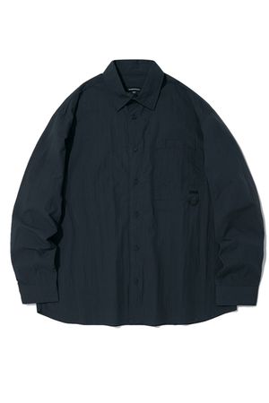 루즈핏 C/N 미니멀 셔츠 D그레이 ANZ1YS01ADG