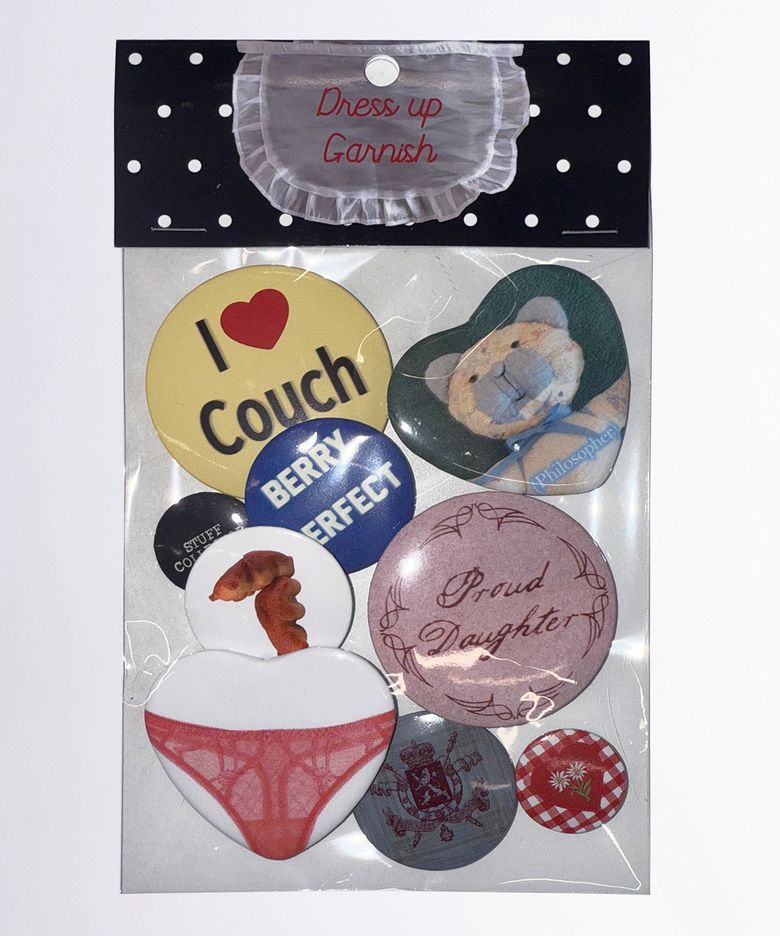 Tin Brooch Set Multi