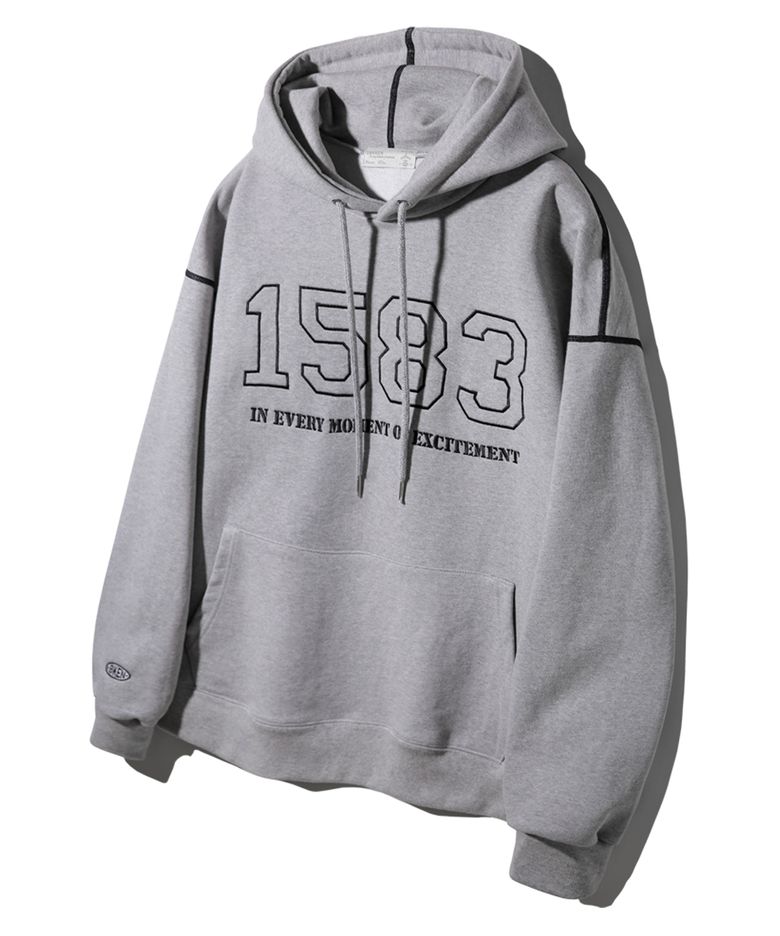 1583 Needlework 후디 BK6791_그레이