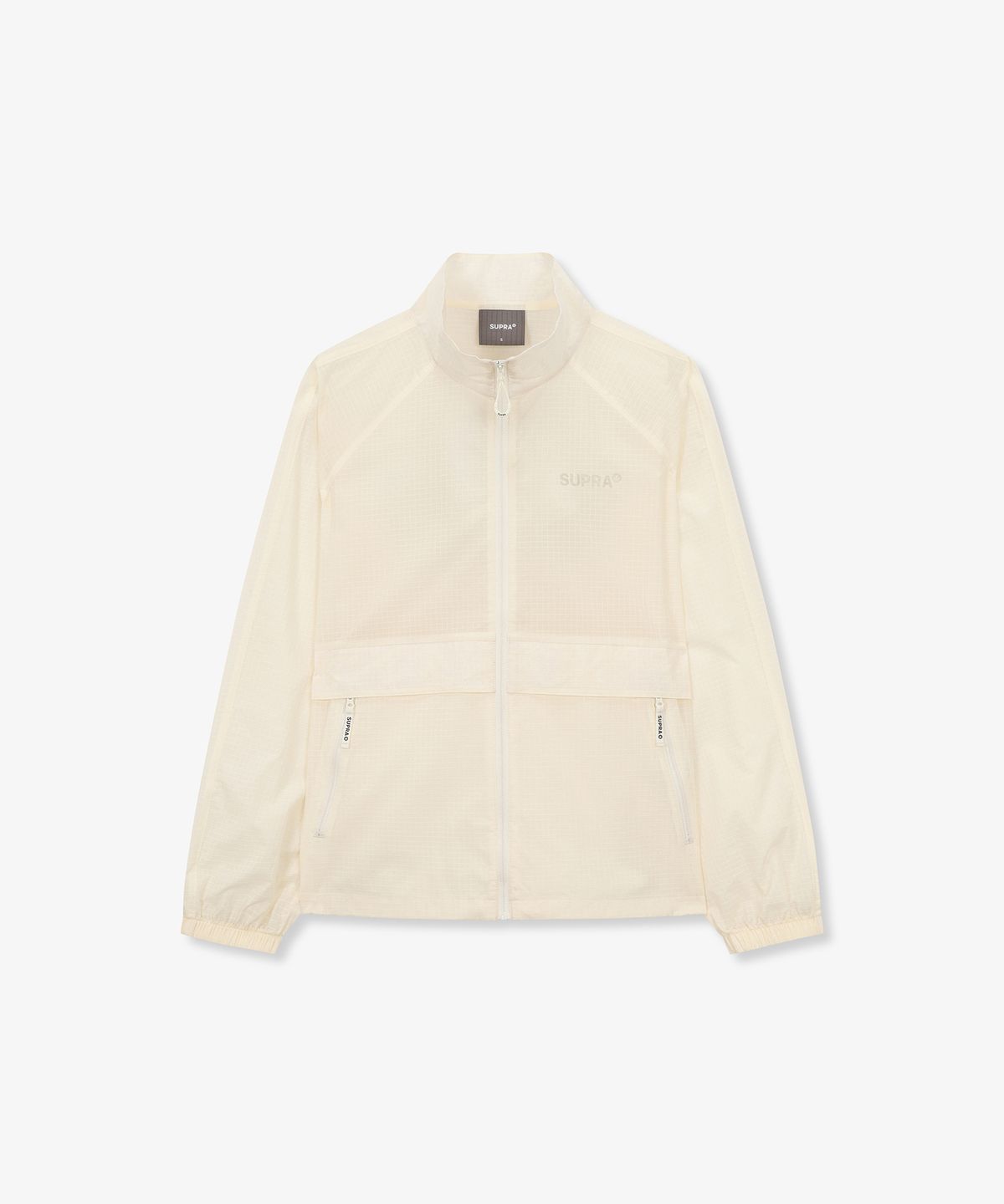 수프라(SUPRA) 여성 립스탑 스탠드넥 바람막이(CREAM)