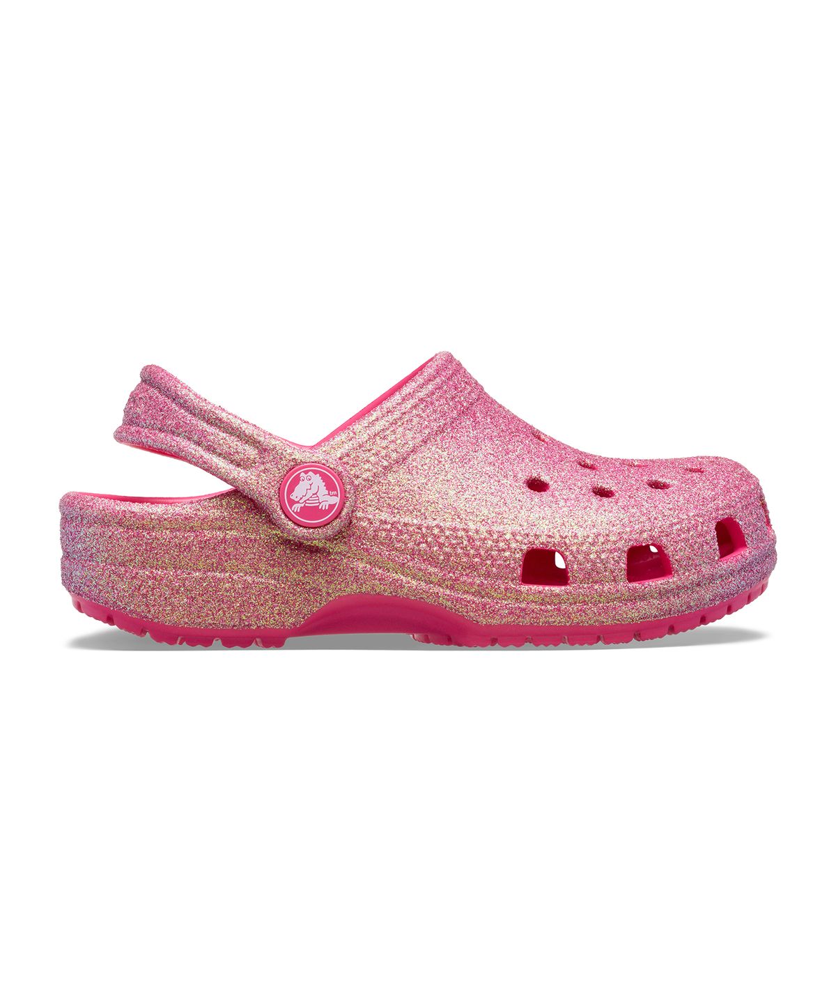 크록스키즈(CROCS KIDS) 클래식 이리데슨트 글리터 클로그 토들러 - 드래곤프루트 / 210985-6ZQ