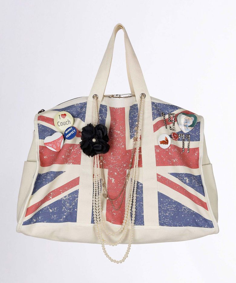 Naughty Girl Tote Bag Union Jack