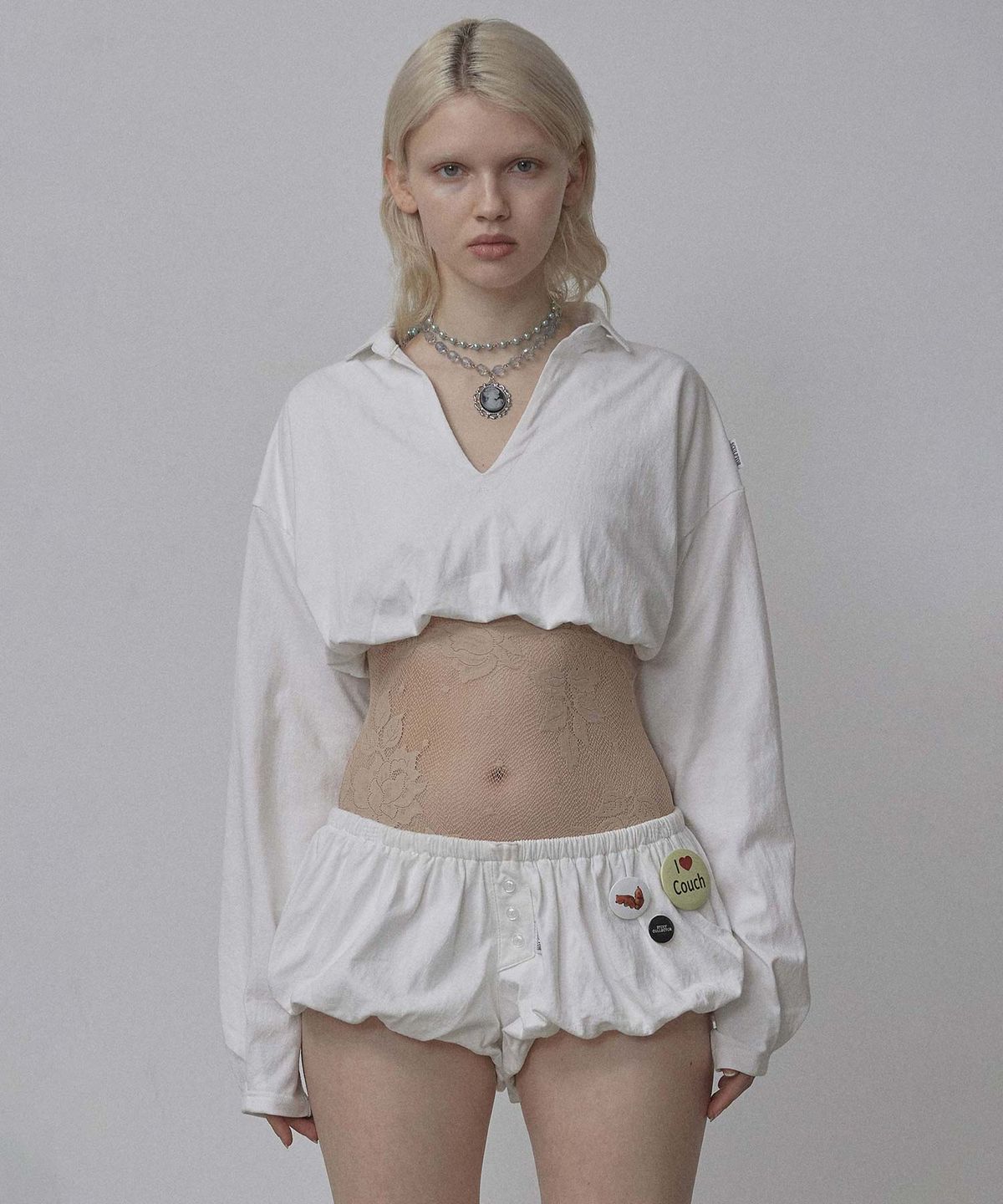 스컬프터(SCULPTOR) Good Girl Sweatshirt White