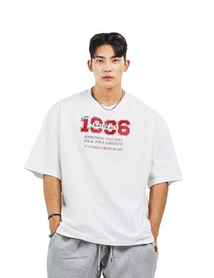 1986 프린팅 오버 핏 반팔_화이트