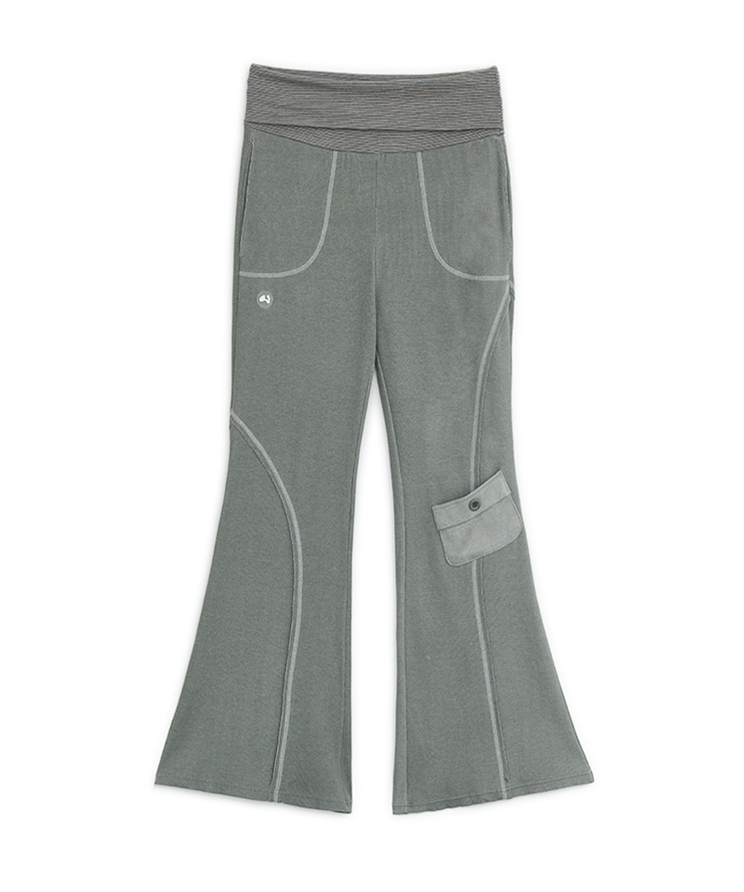 【hug your skin】25ss Pigment boots-cut pants MUSINSA | HUG YOUR SKIN Pigment Bootcut Pants (Khaki)