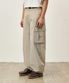 코튼 워시드 벌룬 카고 팬츠 라이트베이지 COOSPT244LBEIGE
