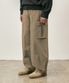 코튼 워시드 벌룬 카고 팬츠 베이지 COOSPT244BEIGE