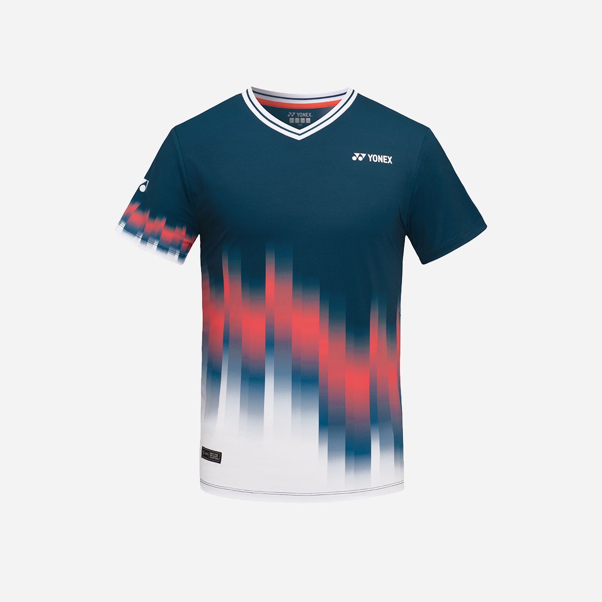 요넥스(YONEX) 251TS003M 다크 터쿼이즈 남성용 레드 컬러 포인트 게임웨어