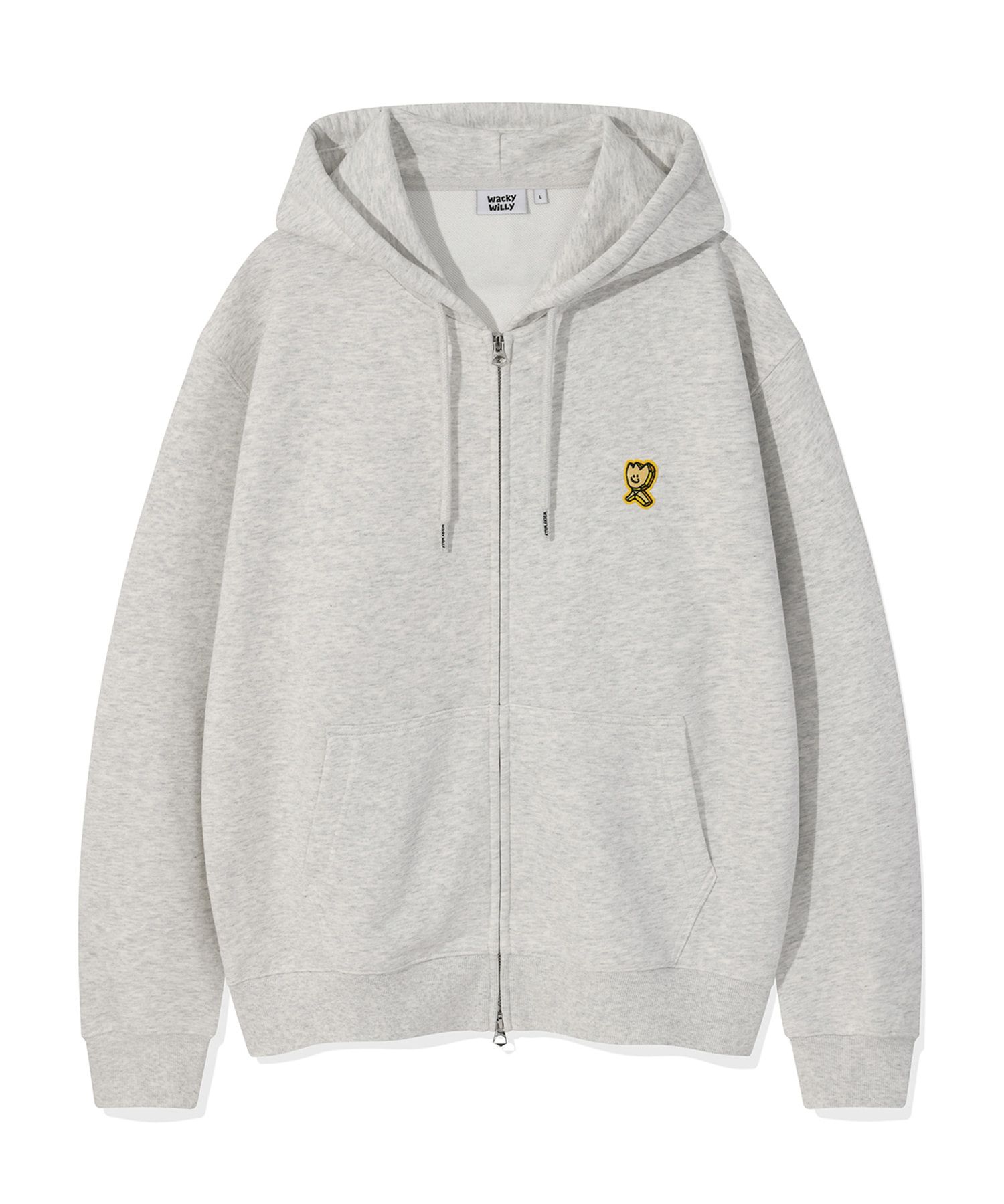 ★Wacky WiLLy★ Basic Logo Hoodie Gray MUSINSA | WACKY WILLY Basic Logo Hoodie Gray