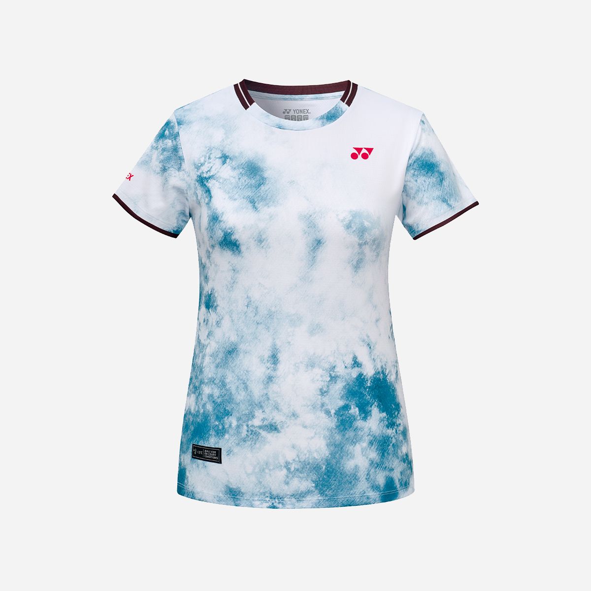 요넥스(YONEX) 251TS014F 스카이 블루 여성용 배색 포인트 게임웨어