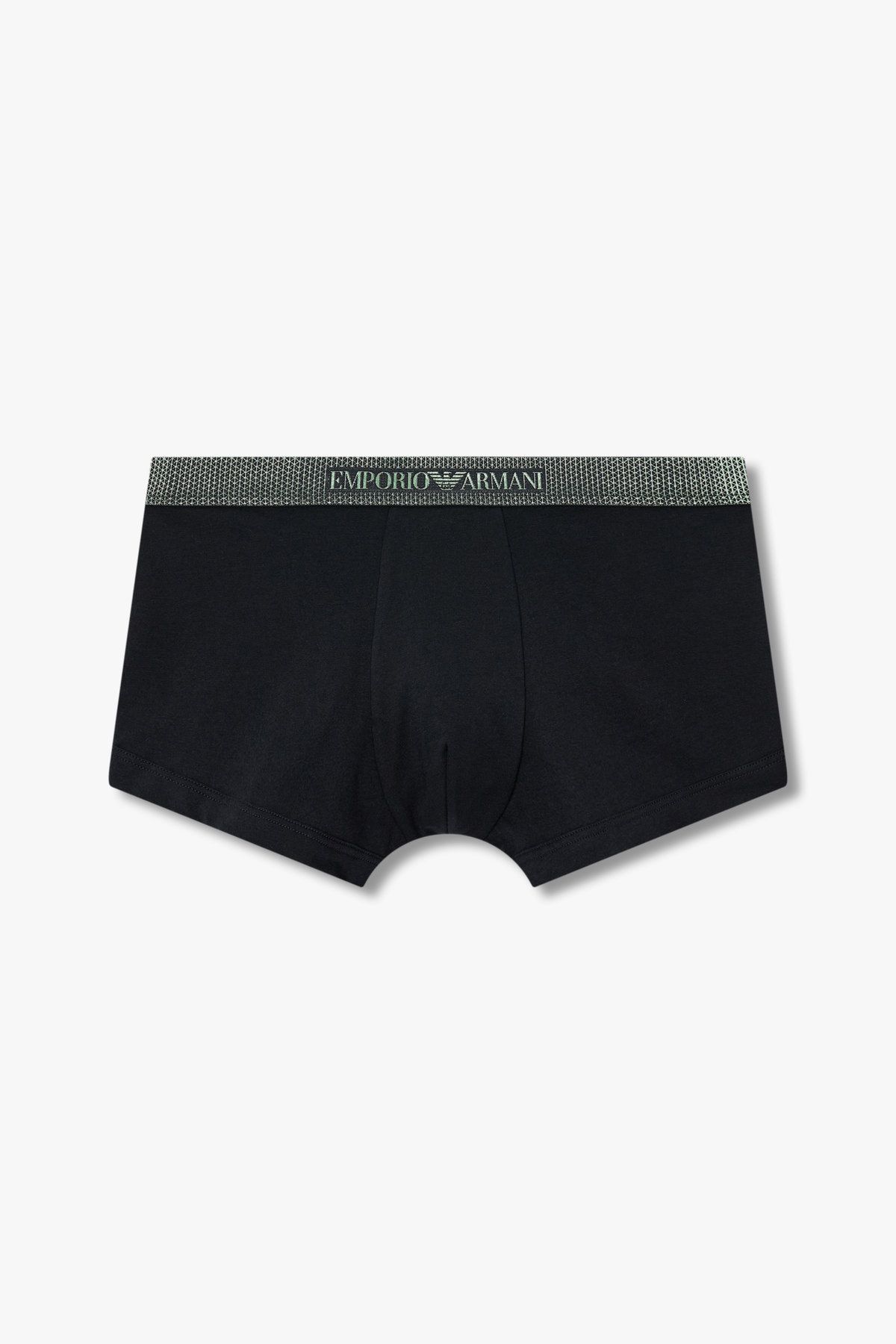 엠포리오 아르마니 언더웨어(EMPORIO ARMANI UNDERWEAR) 남성 홀로그램 밴딩 코튼 드로즈_블랙 0815112004