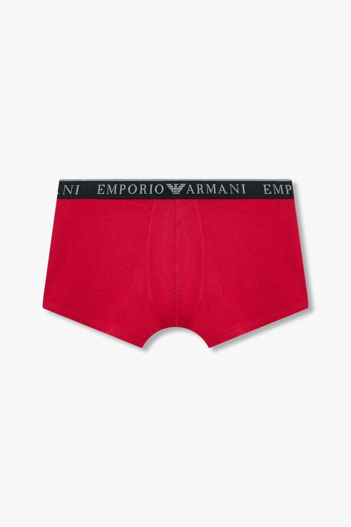 엠포리오 아르마니 언더웨어(EMPORIO ARMANI UNDERWEAR) 남성 부클레 로고 밴딩 드로즈_레드 0815112022