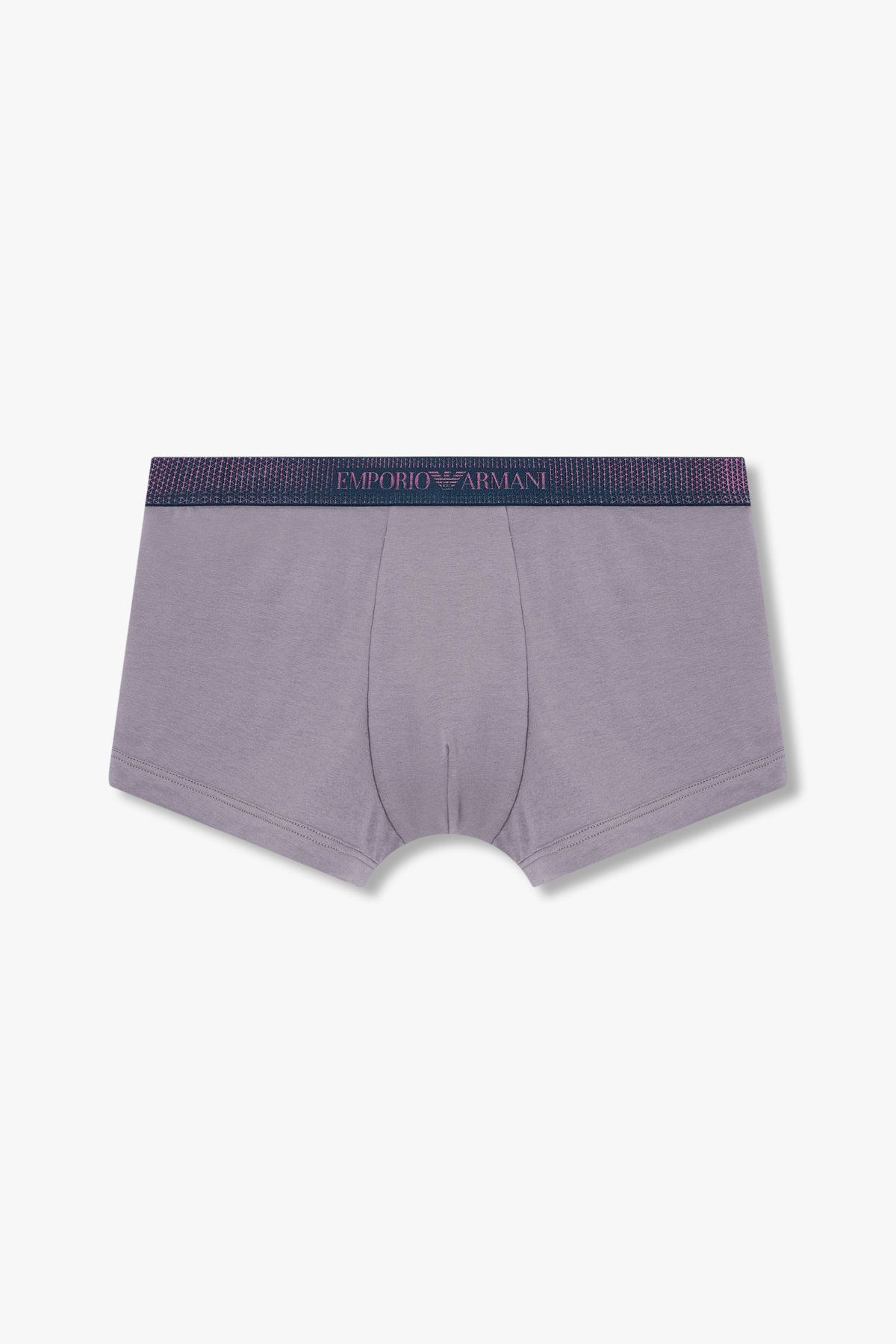 엠포리오 아르마니 언더웨어(EMPORIO ARMANI UNDERWEAR) 남성 홀로그램 밴딩 코튼 드로즈_그레이 0815112001
