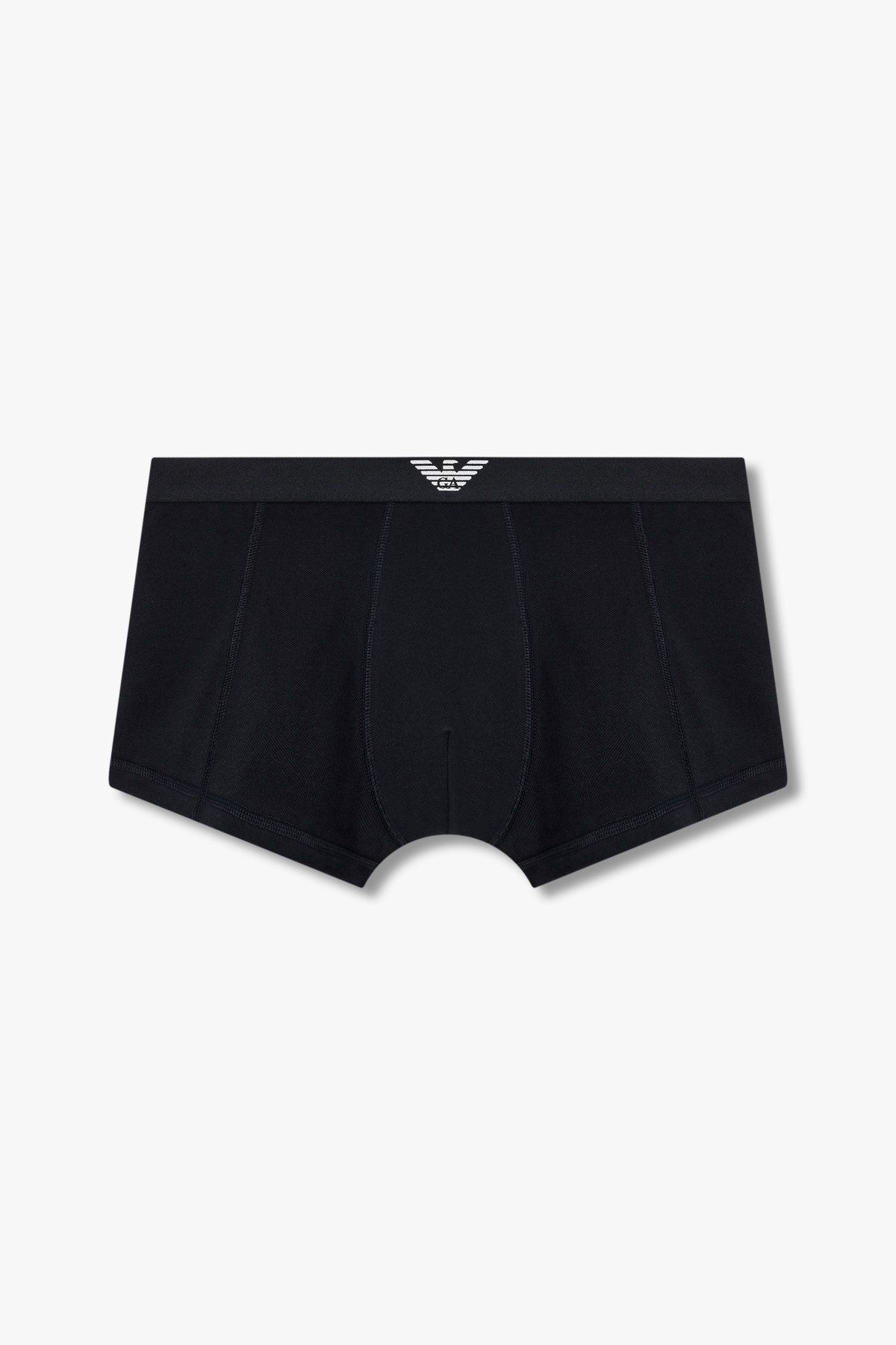 엠포리오 아르마니 언더웨어(EMPORIO ARMANI UNDERWEAR) 남성 이글 로고 밴딩 피케 드로즈_블랙 0815112033