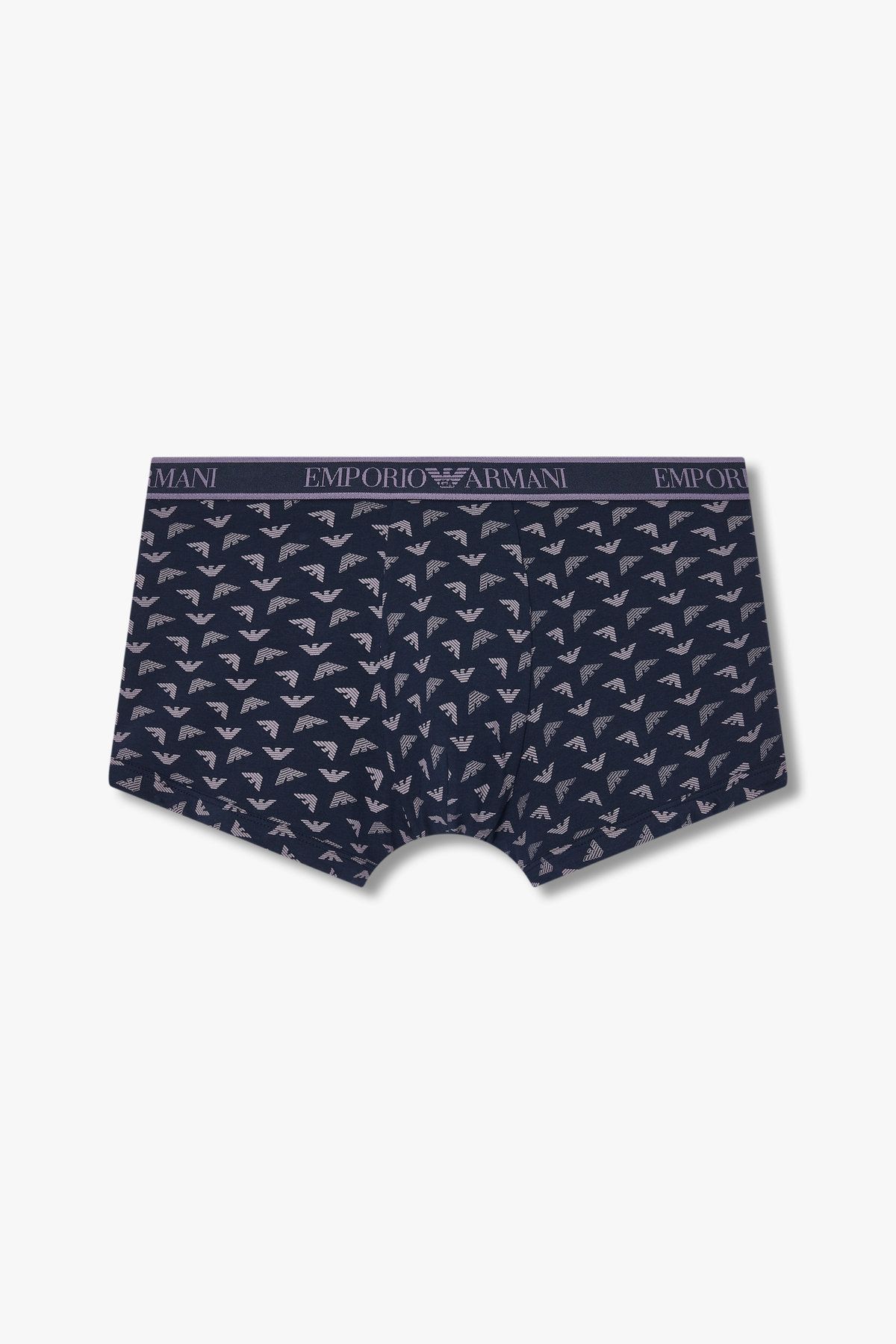 엠포리오 아르마니 언더웨어(EMPORIO ARMANI UNDERWEAR) 남성 이글 패턴 코튼 롱 드로즈_블루 0815112082