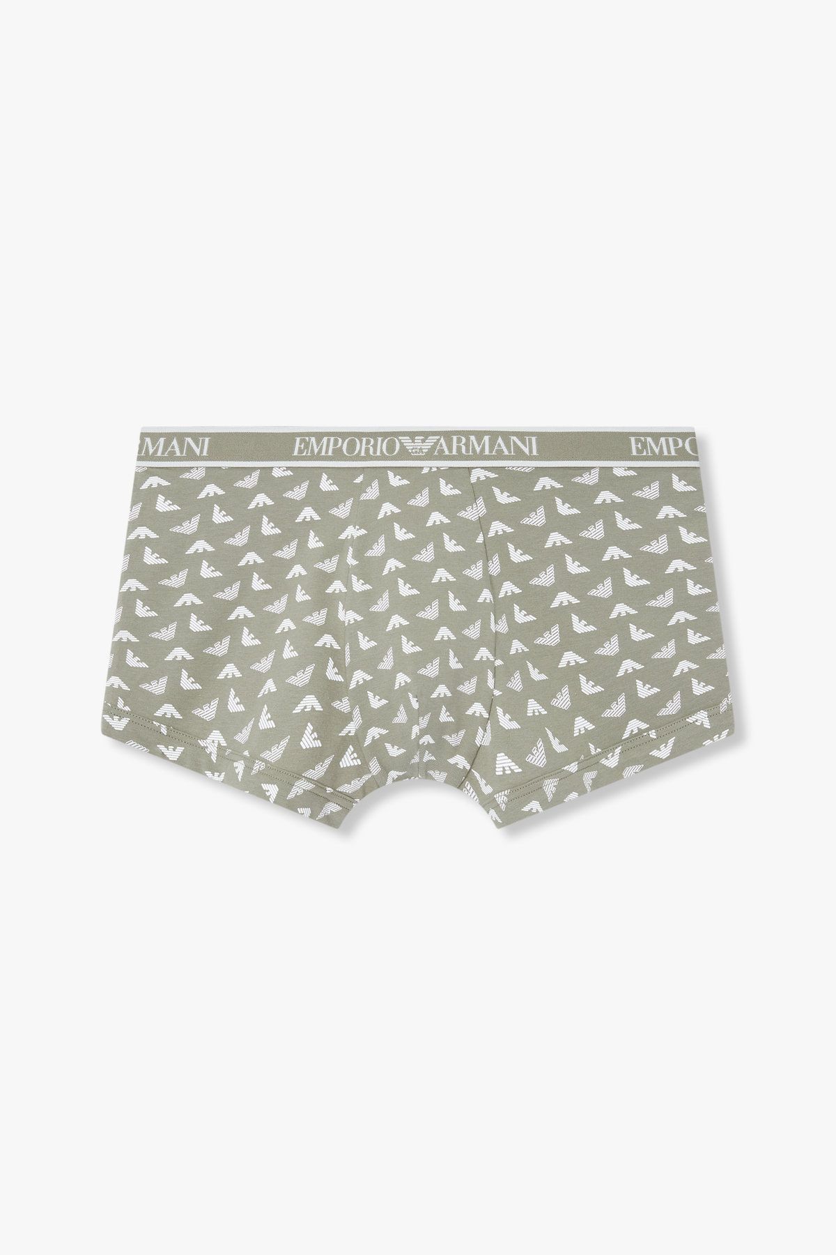 엠포리오 아르마니 언더웨어(EMPORIO ARMANI UNDERWEAR) 남성 이글 패턴 코튼 드로즈_올리브 0815112316