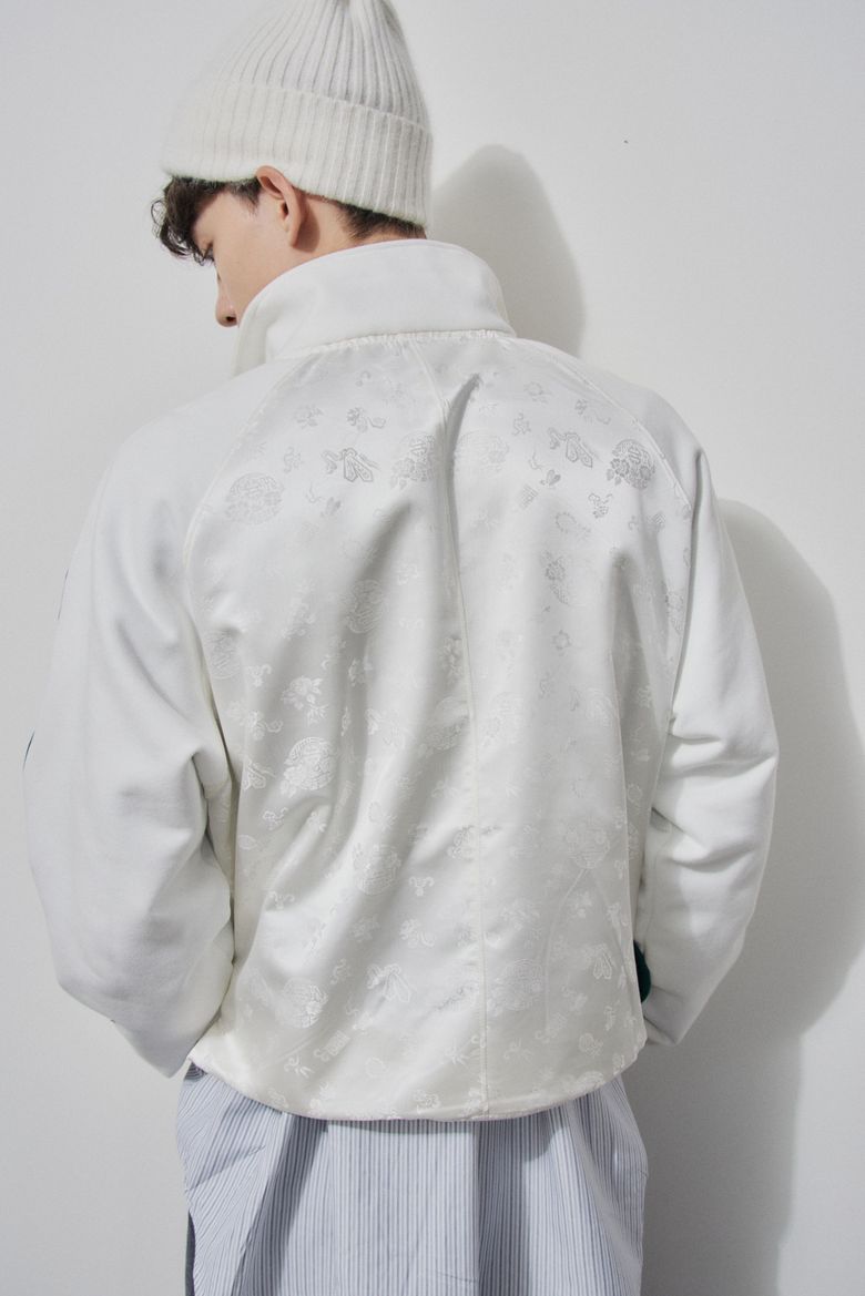 Hanbok sweat setup-zipup (White)