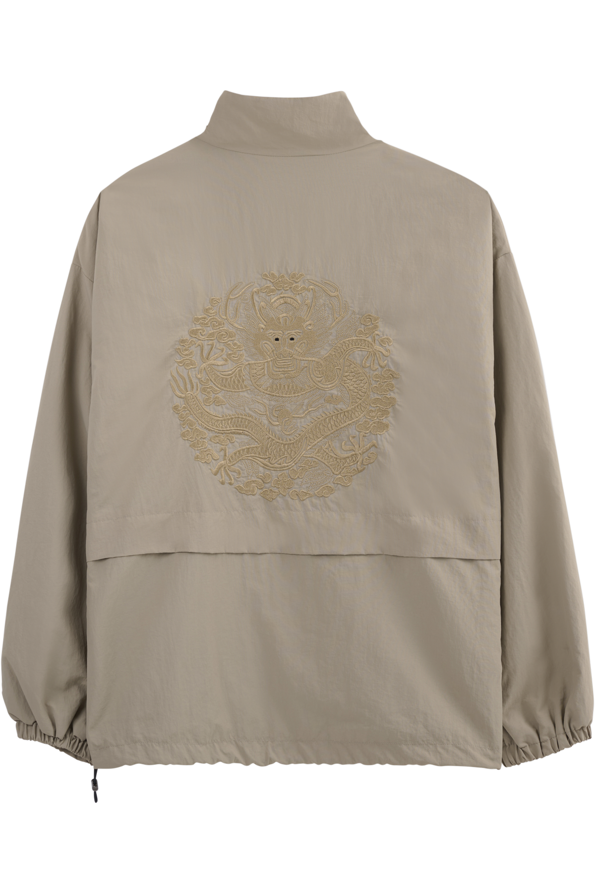 칠 하나 투 구육(71TO96) Traditional Embroidery Setup Jumper (Beige)