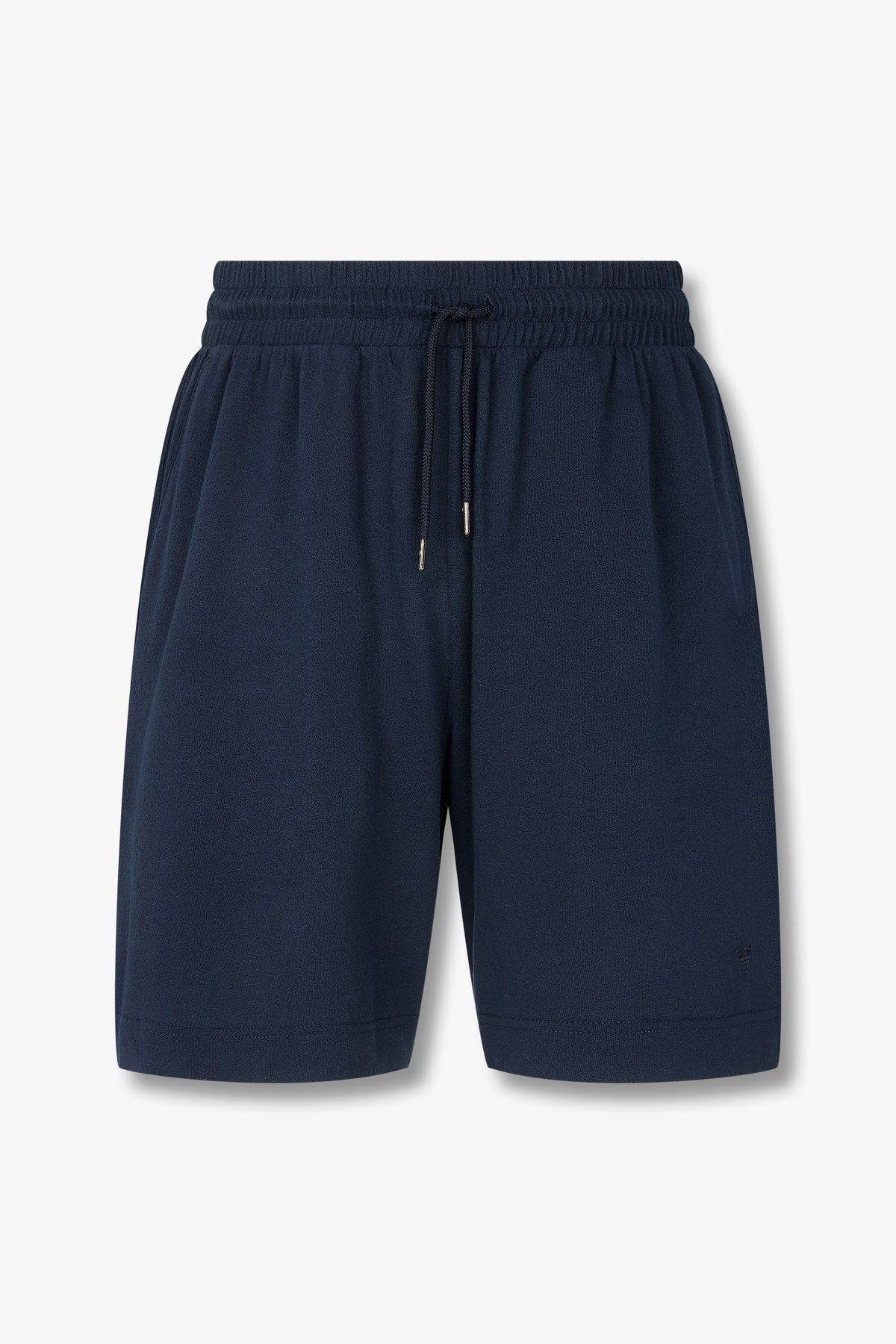 엠포리오 아르마니 언더웨어(EMPORIO ARMANI UNDERWEAR) 남성 이글 자수 로고 버뮤다 팬츠_네이비 0815131034