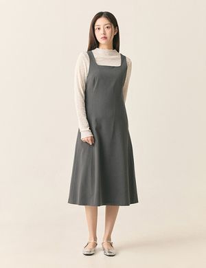 뷔스티에 롱 원피스_RMOWF23R12