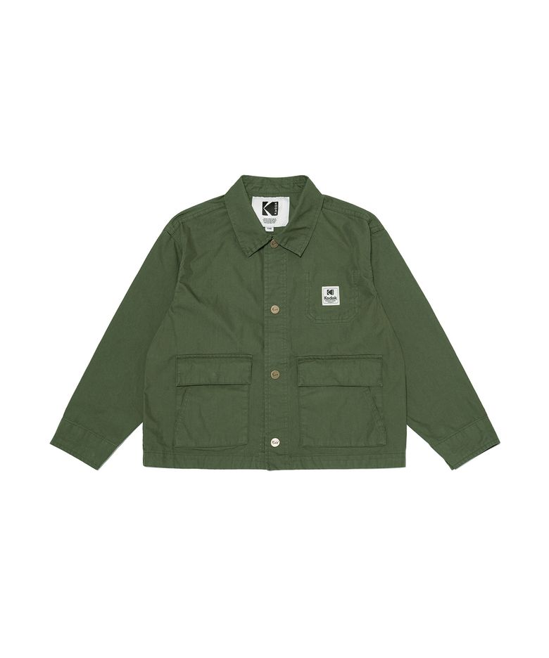 메일러 가먼트워싱 자켓 키즈 KHAKI