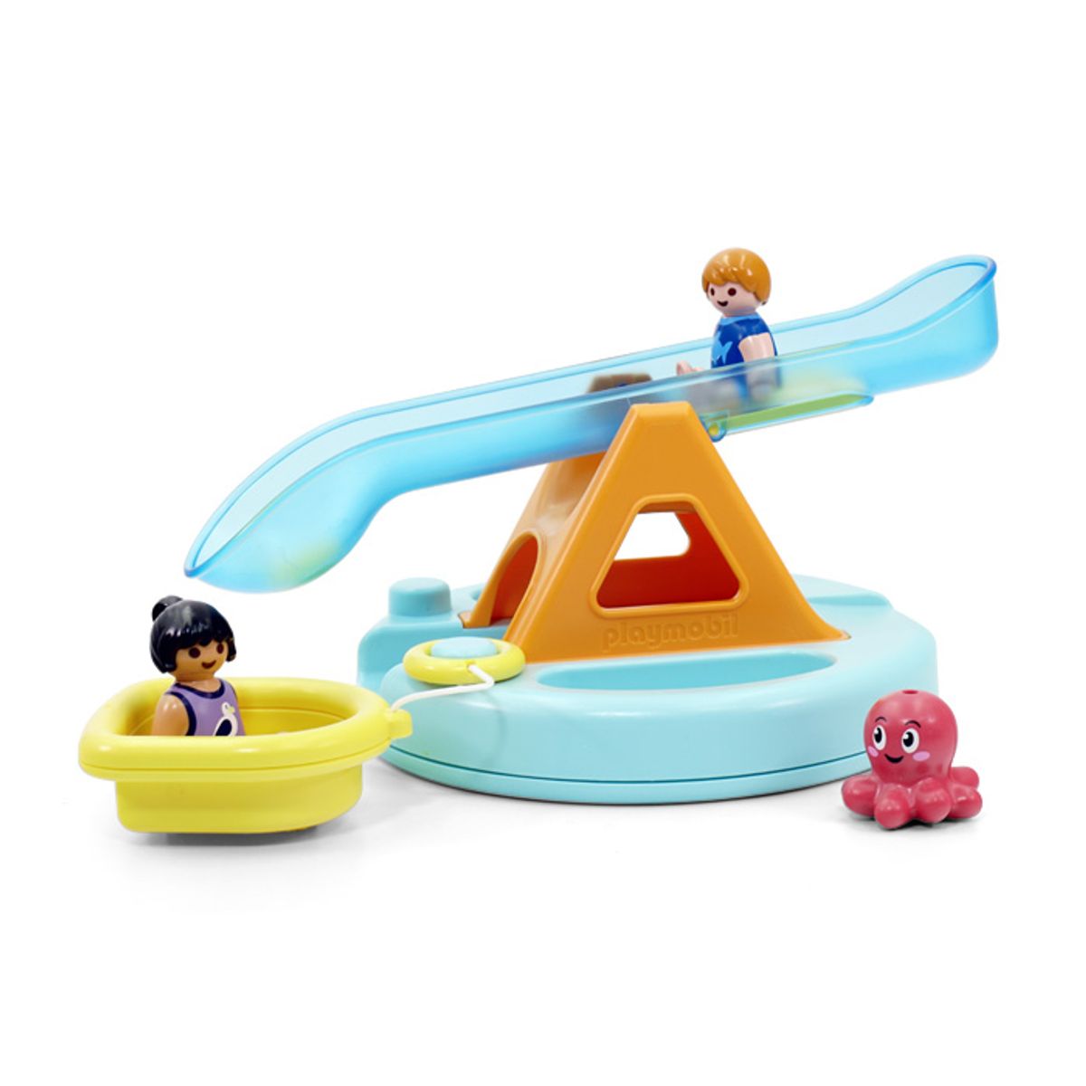 플레이모빌(PLAYMOBIL) 주니어 아쿠아:물놀이 보트와 미끄럼틀(71687)