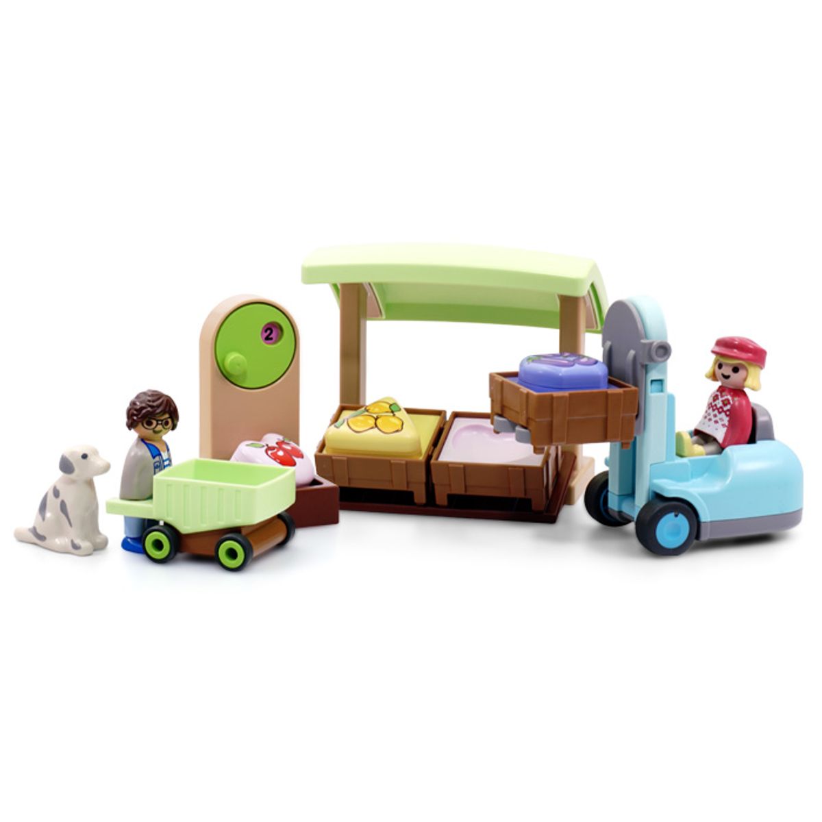 플레이모빌(PLAYMOBIL) 주니어:채소가게와 지게차(71691)