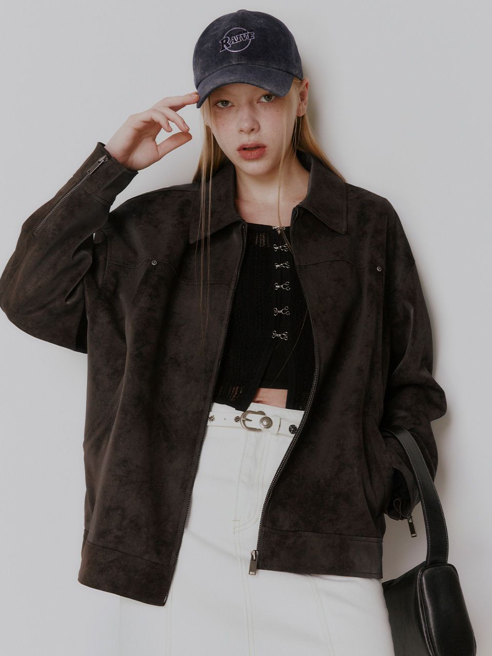 ★RAIVE★ Overfit Suede Jacket in Beige VL5SM02391 MUSINSA | RAIVE Overfit Suede Jacket in Brown VL5SM023-93
