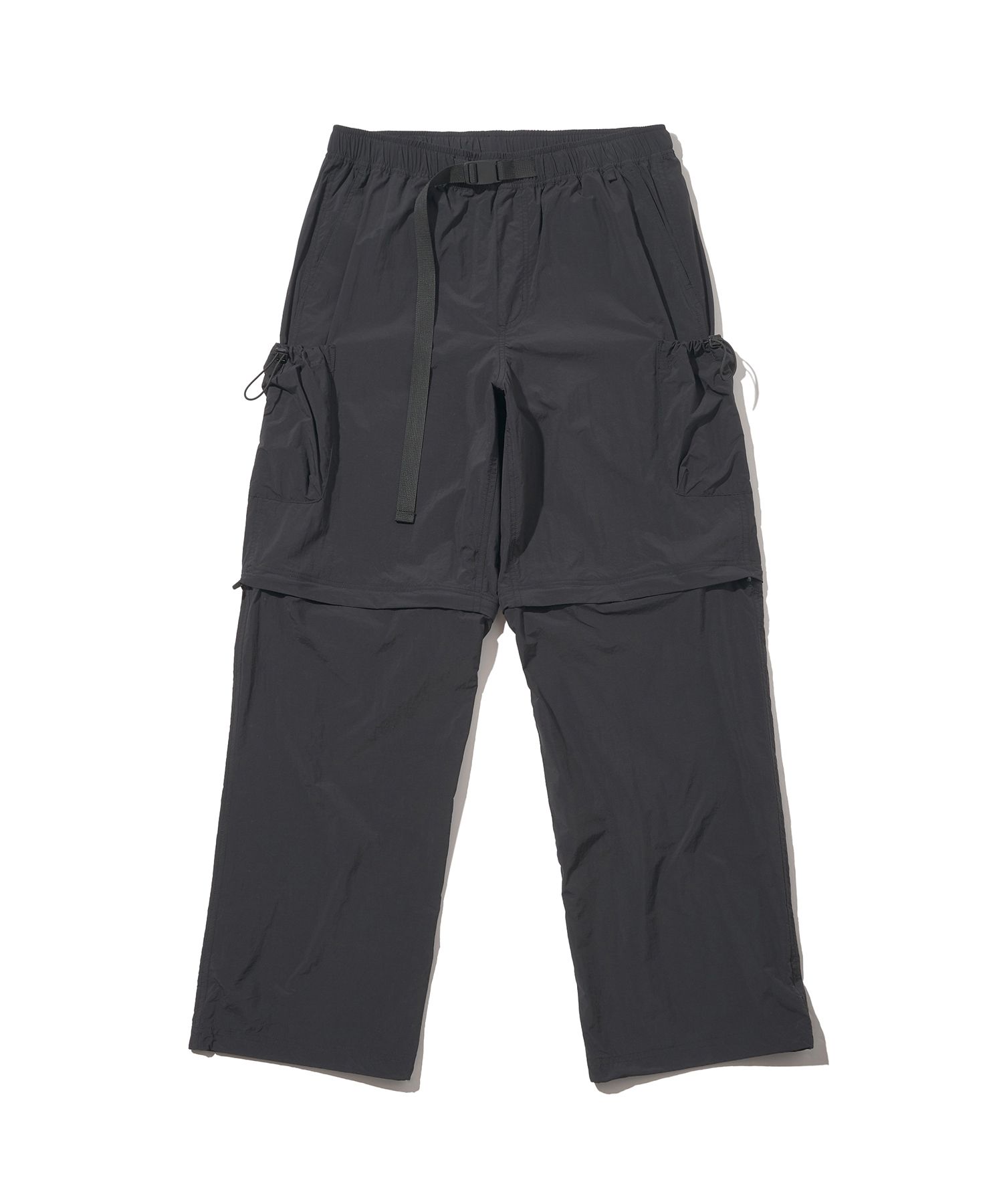 MUSINSA DISCUS ATHLETIC Logo Detachable Cargo Pants Black