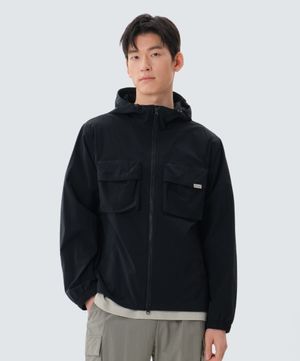루트 아웃 포켓 바람막이 (S25MMRWB60) Black