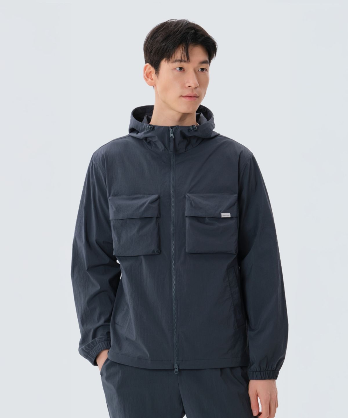 스노우피크 어패럴(SNOWPEAK APPAREL) 루트 아웃 포켓 바람막이 (S25MMRWB60) Vintage Green