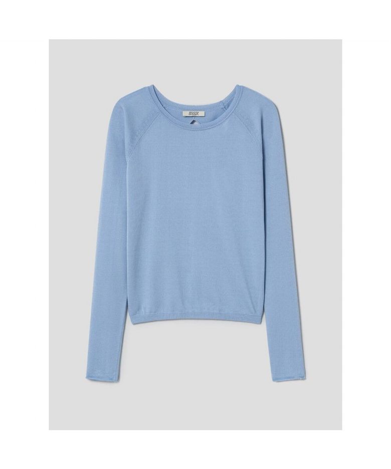 Dancer Slit Pullover  Blue