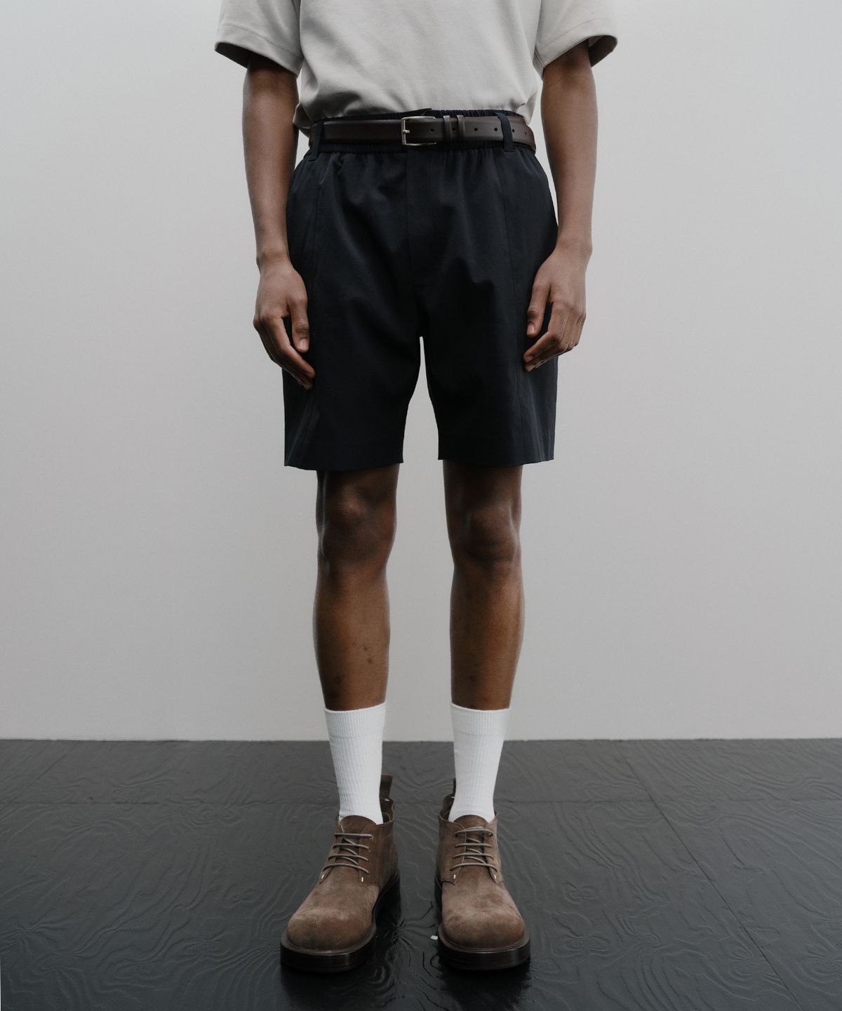 이에이(IEY) HILL BERMUDA PANTS Black