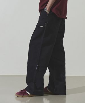 Shield Cutted Pant - Black