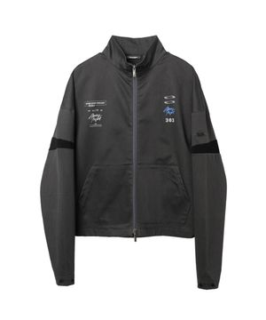 303 Cropped Jacket - Charcoal