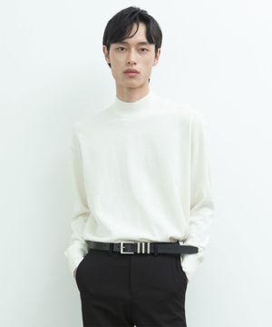 926 Ivory Knit Mock neck
