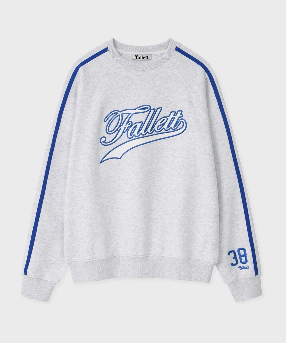 팔렛(FALLETT) 스포츠 클럽 맨투맨 라이트 그레이