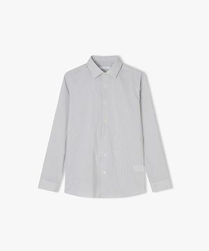 [25SS] LLS31586 그레이 레귤러 카라 스트라이프 패턴 비즈니스 셔츠