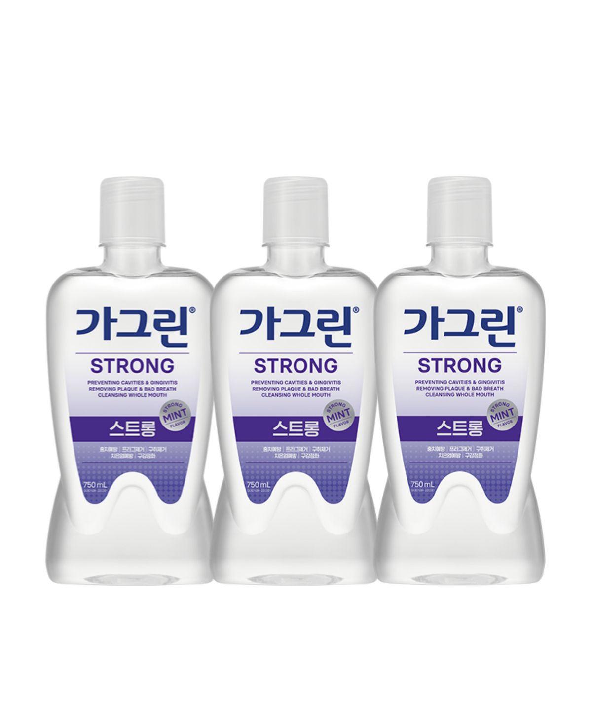 가그린(GARGLIN) 스트롱 750ml 3개