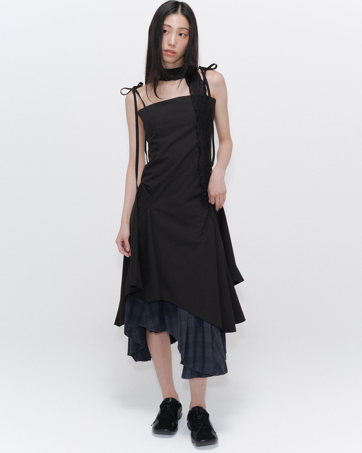 【Miseki SEOUL】25SS★ Pleats one piece MUSINSA | MISEKI SEOUL Pleats one piece BLACK
