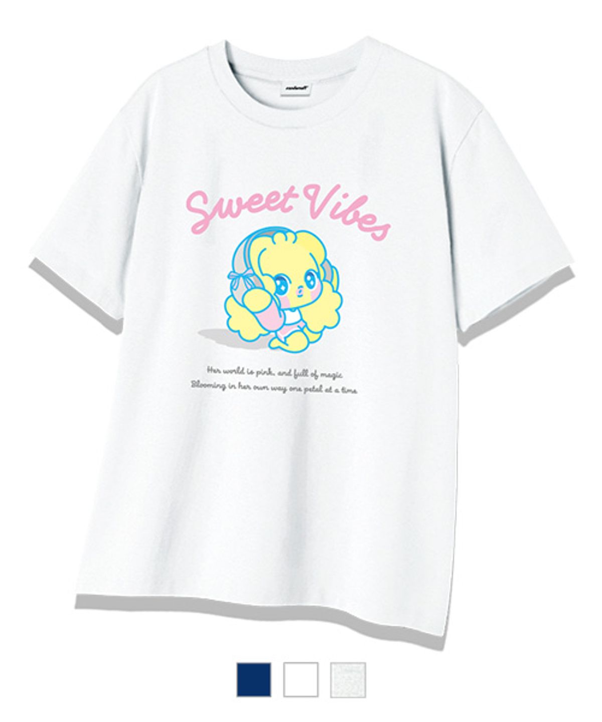 랜덤오프(RANDOMOFF) [ROF X CANNIZ] SWEET LILLY T-SHIRT (3color)
