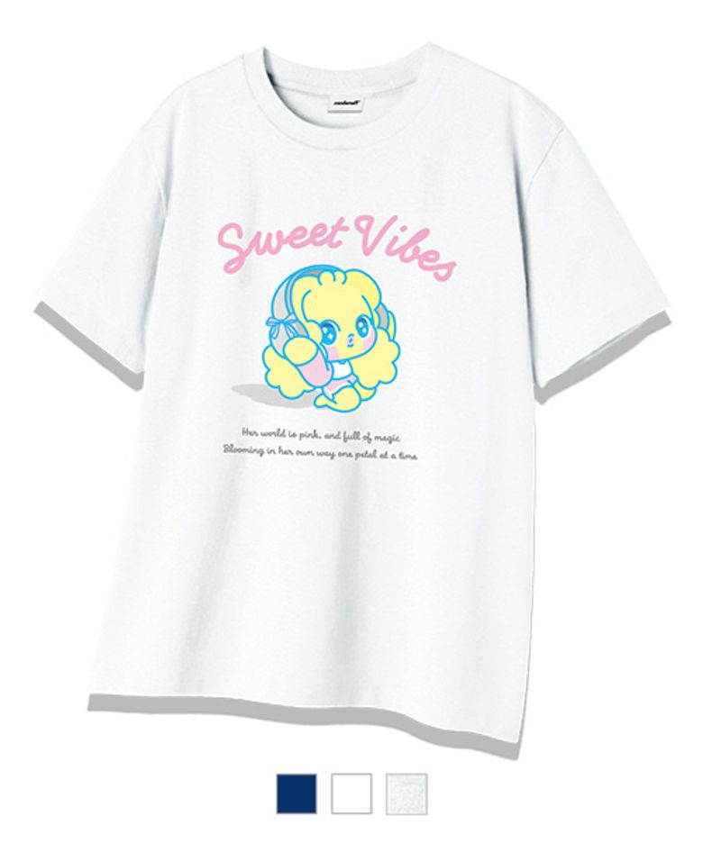 [ROF X CANNIZ] SWEET LILLY T-SHIRT (3color)