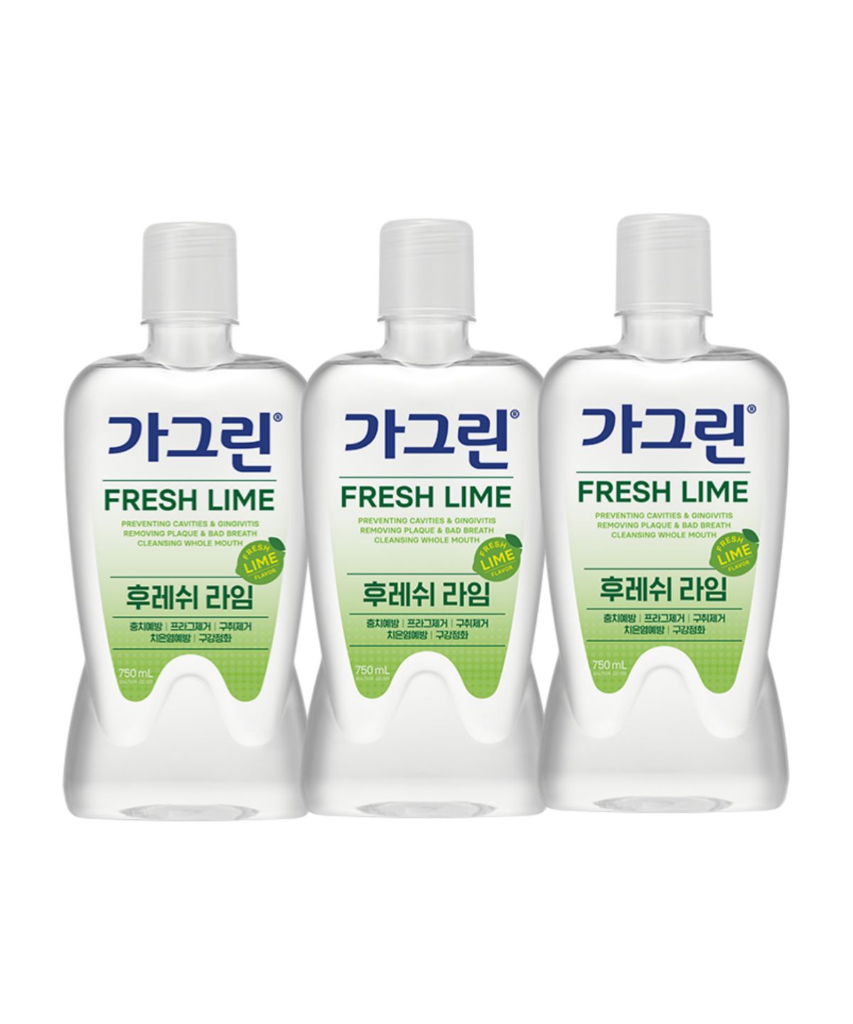 가그린(GARGLIN) 후레시라임 750ml 3개