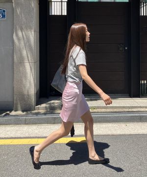 [쁨이 PICK] [6COLORS] 새틴 미니 스커트