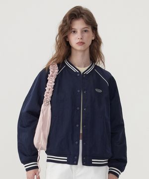 우먼 바시티 자켓 Navy