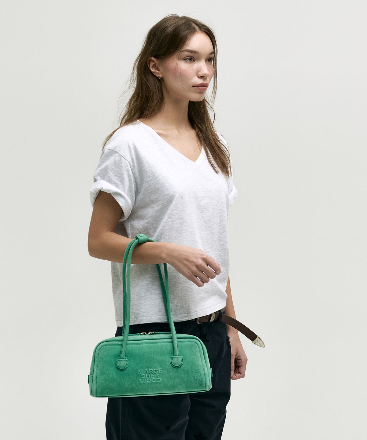 MUSINSA | MARGESHERWOOD SOFT BOSTON EW_winter green nubuck