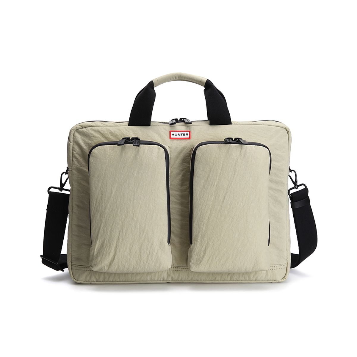 헌터(HUNTER) [UNISEX] 랩탑 토트백 - 스무스페블 HCM0002CBZSMP