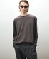 실키 블렌디드 크루넥 티셔츠 (다크그레이)