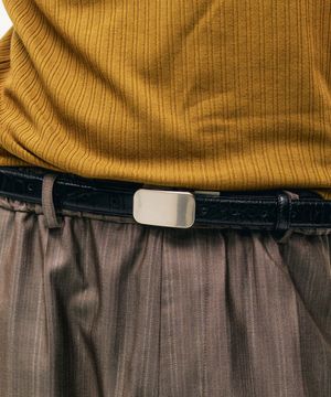 듀얼 체인저블 레더 벨트 (블랙)